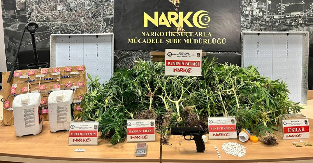 Eskişehir’de polisten uyuşturucu operasyonu