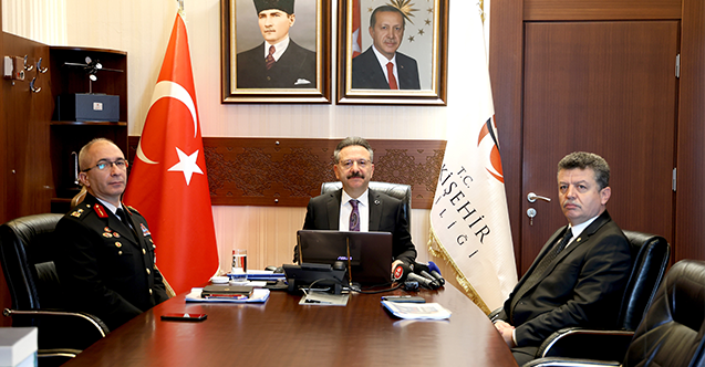 Hüseyin Aksoy, güvenlik değerlendirme toplantısı düzenledi