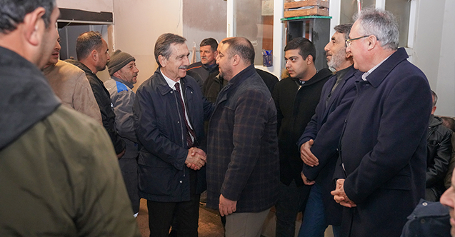 Başkan Ataç güvercin sevenlerle konuştu