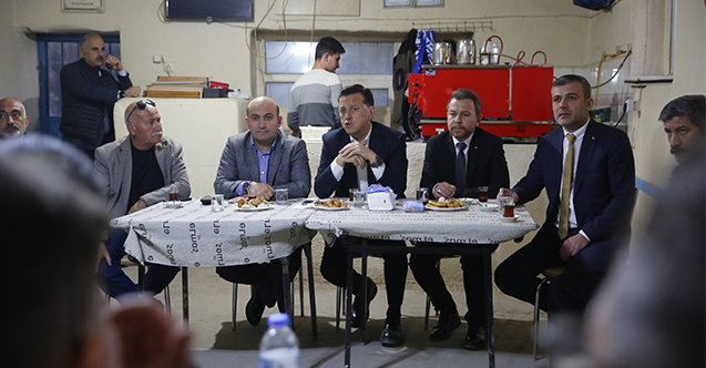 Hatipoğlu Mahmudiye’nin mahallelerini ziyaret etti
