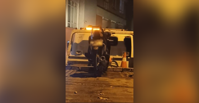 Drift yaparak trafiği tehlikeye sokan sürücüye ceza kesildi