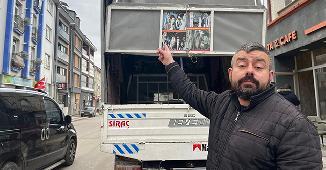 Duyarsız sürücü zarar verdiği aracı düşünmeden yoluna devam etti