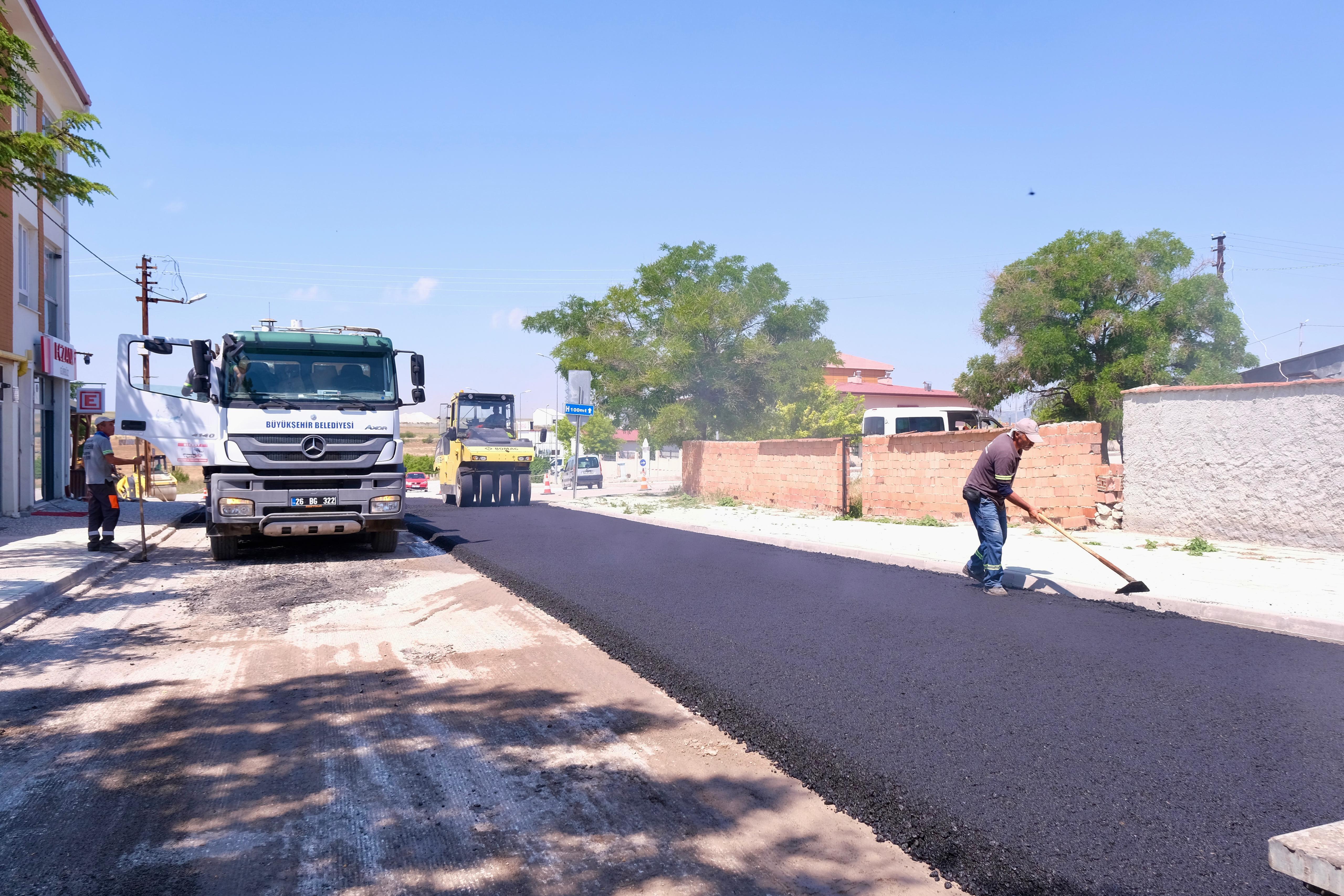 MAHMUDİYE VE ÇİFTELER’DE YOL ÇALIŞMALARI TAMAMLANDI  - MAHMUDİYE  (10)