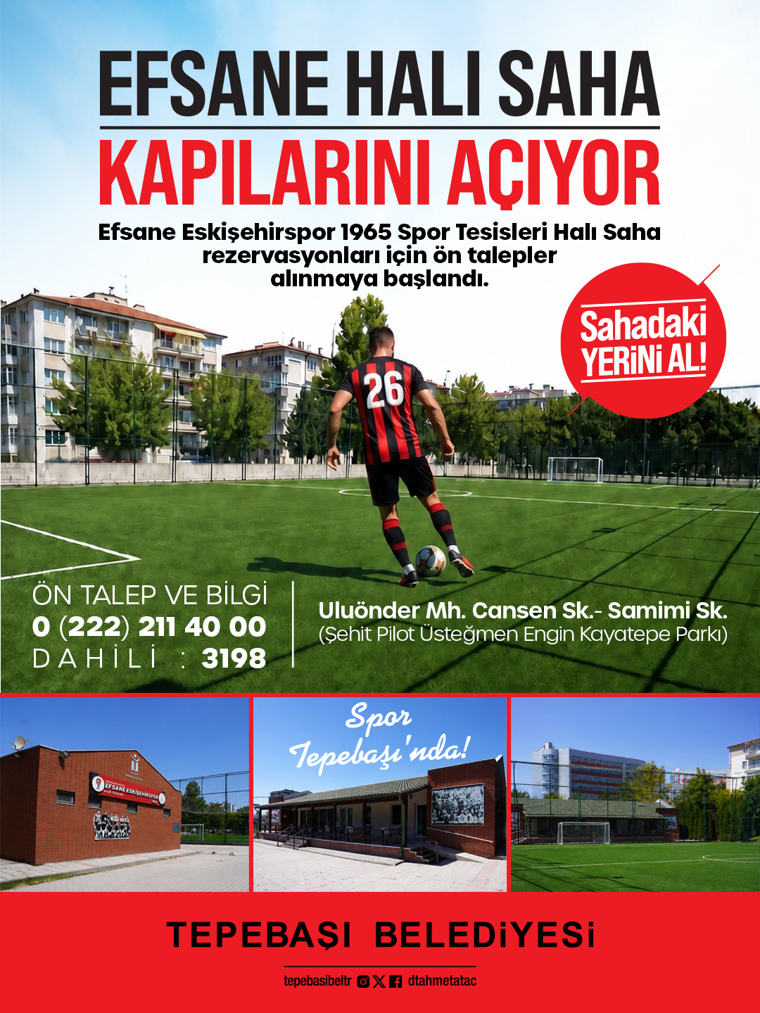 Efsane Halı Saha Santraya Hazır Efsane Halı Saha Santraya Hazır