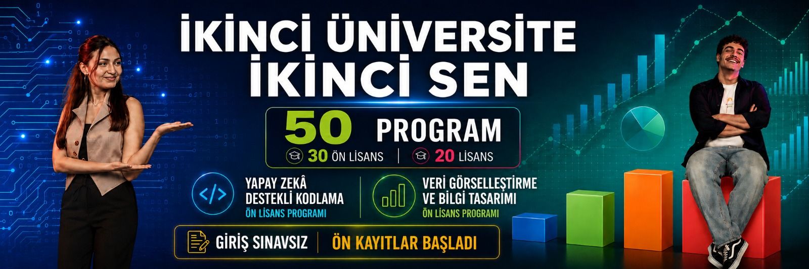 Anadolu Üniversitesinde Sınavsız İkinci Üniversite Başvuruları Başlıyor