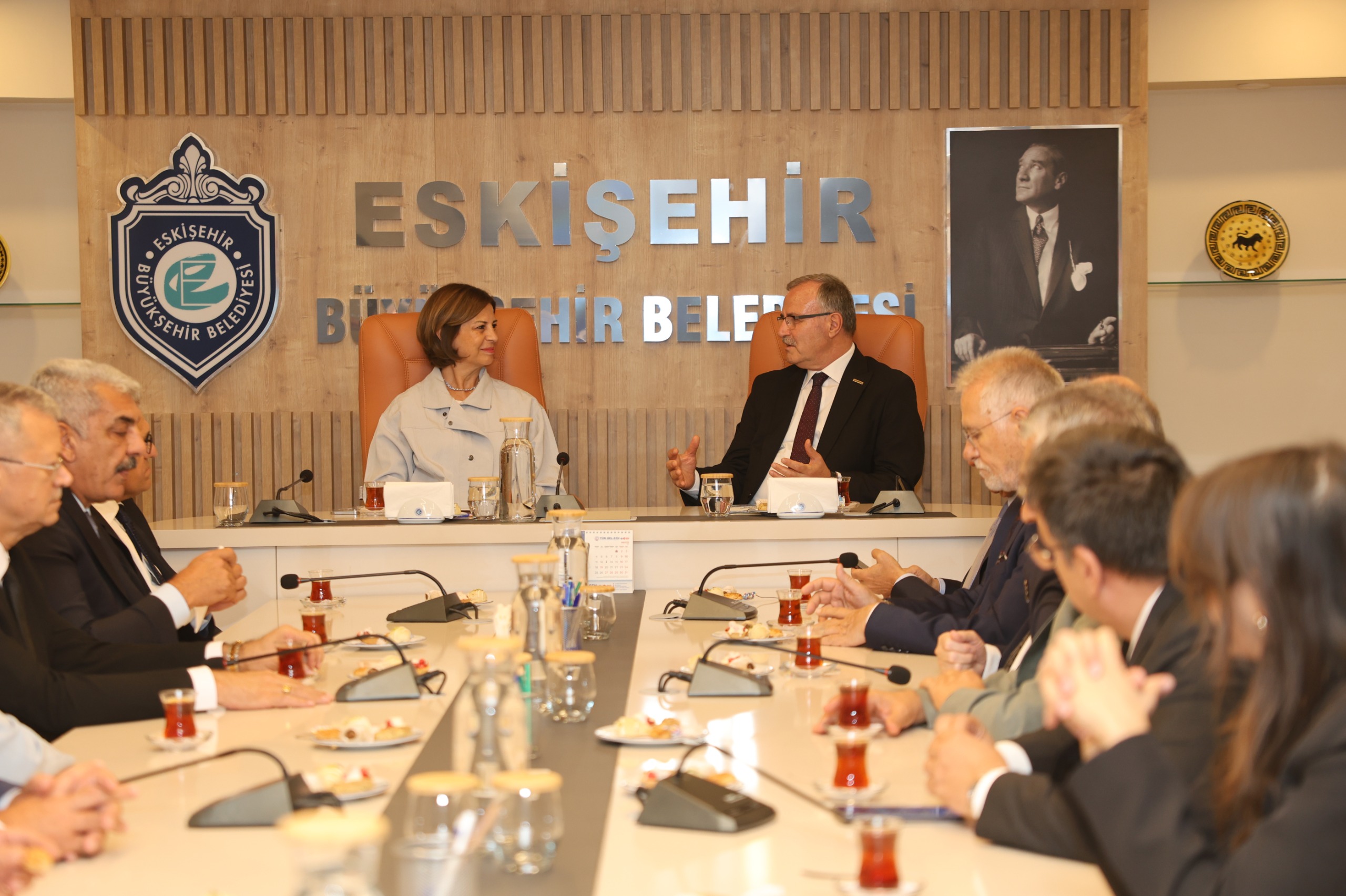 OSBÜK Heyeti Başkan Ünlküce’yi Ziyaret Etti (2)