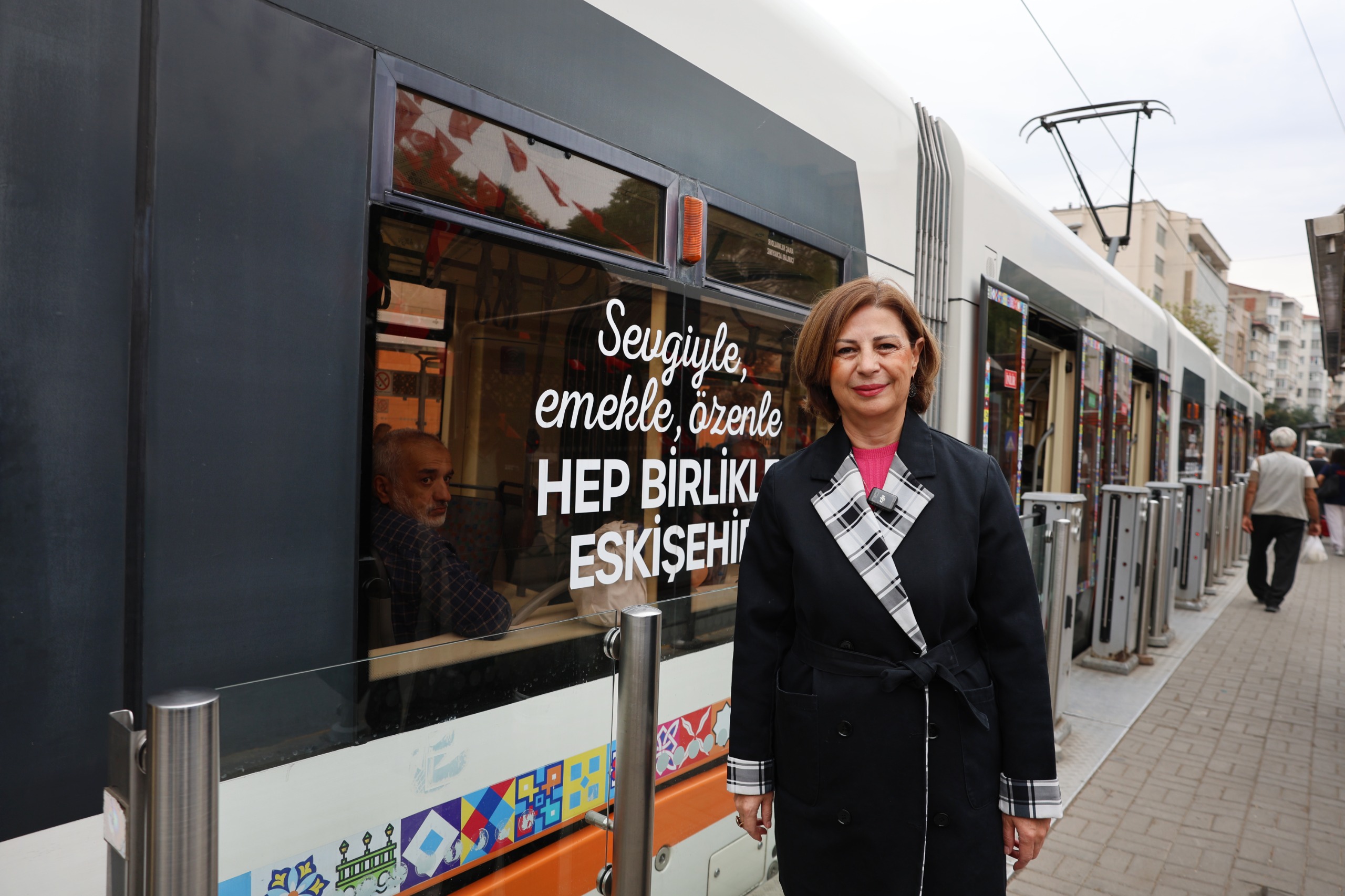 Başkan Ünlüce Avrupa Hareketlilik Haftası’nın Startını Tramvayda Verdi (1)