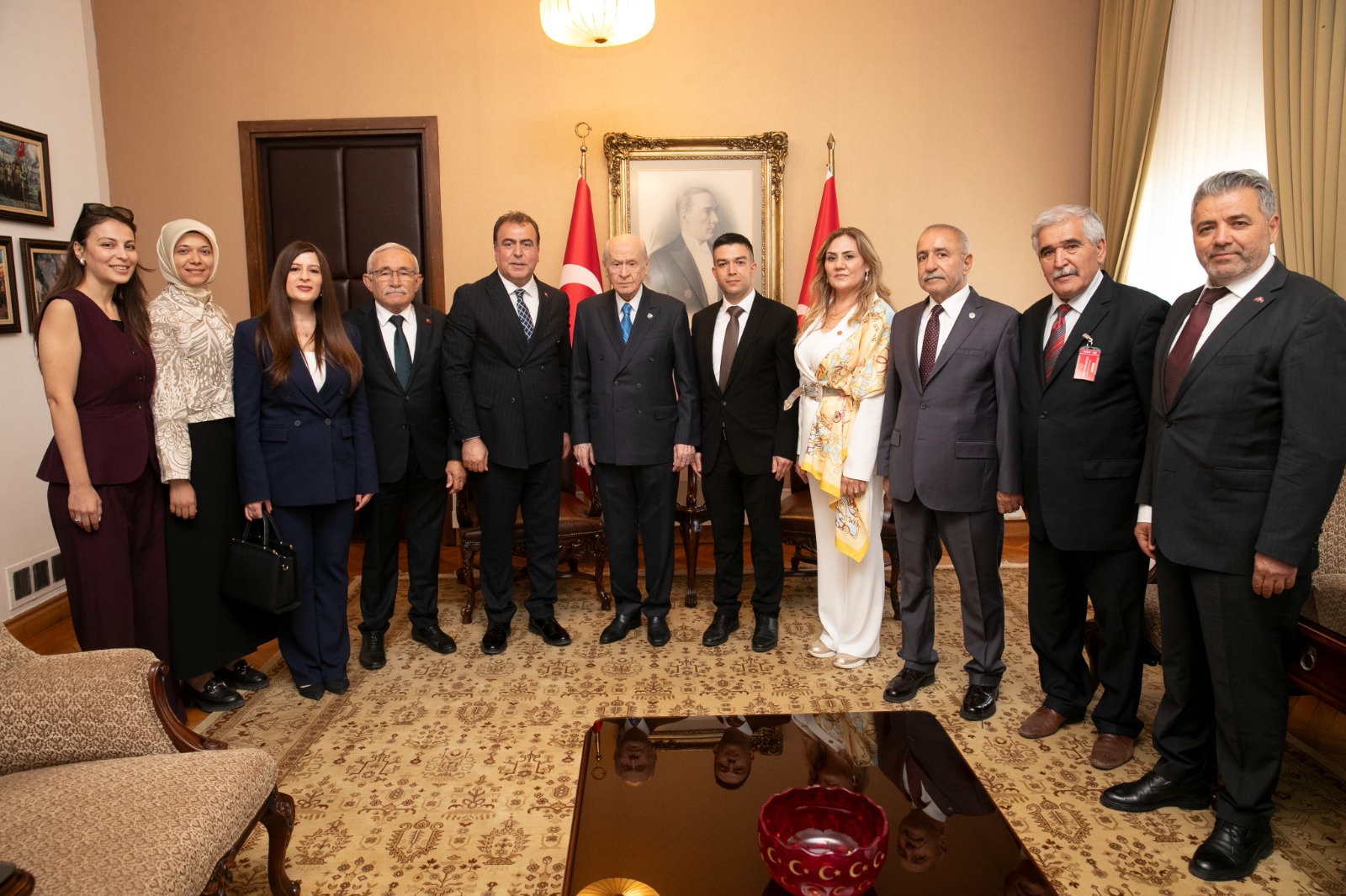 MHP Eskişehir Teşkilatından Devlet Bahçeli’ye TBMM Ziyareti
