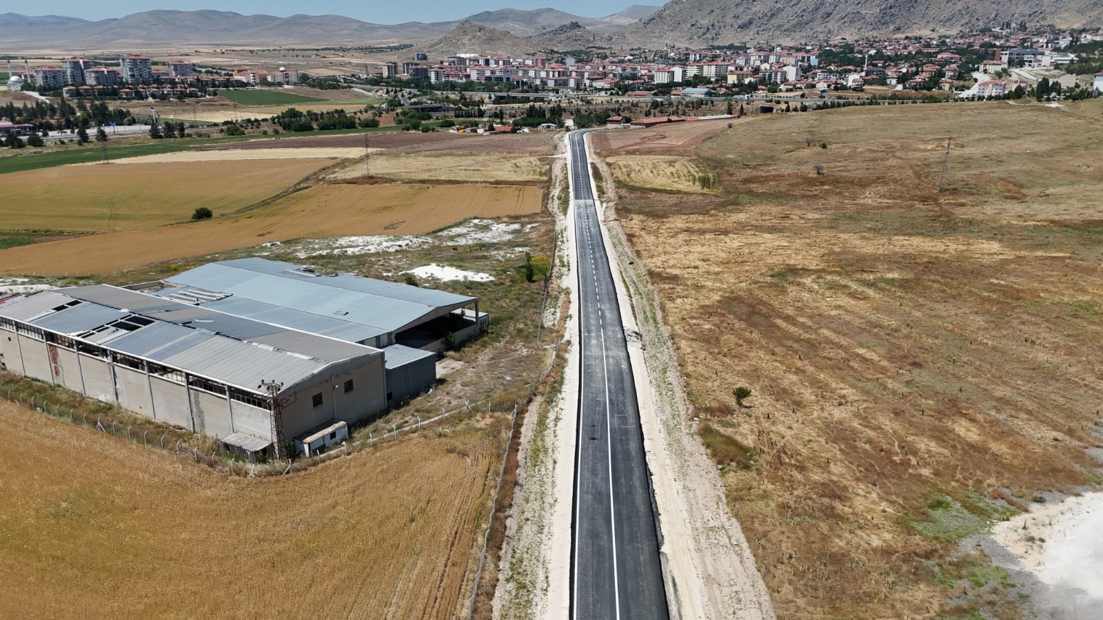 Eskişehir'de Yenilenen Çeltik Yolunda İşaretleme Süreci Sürüyor
