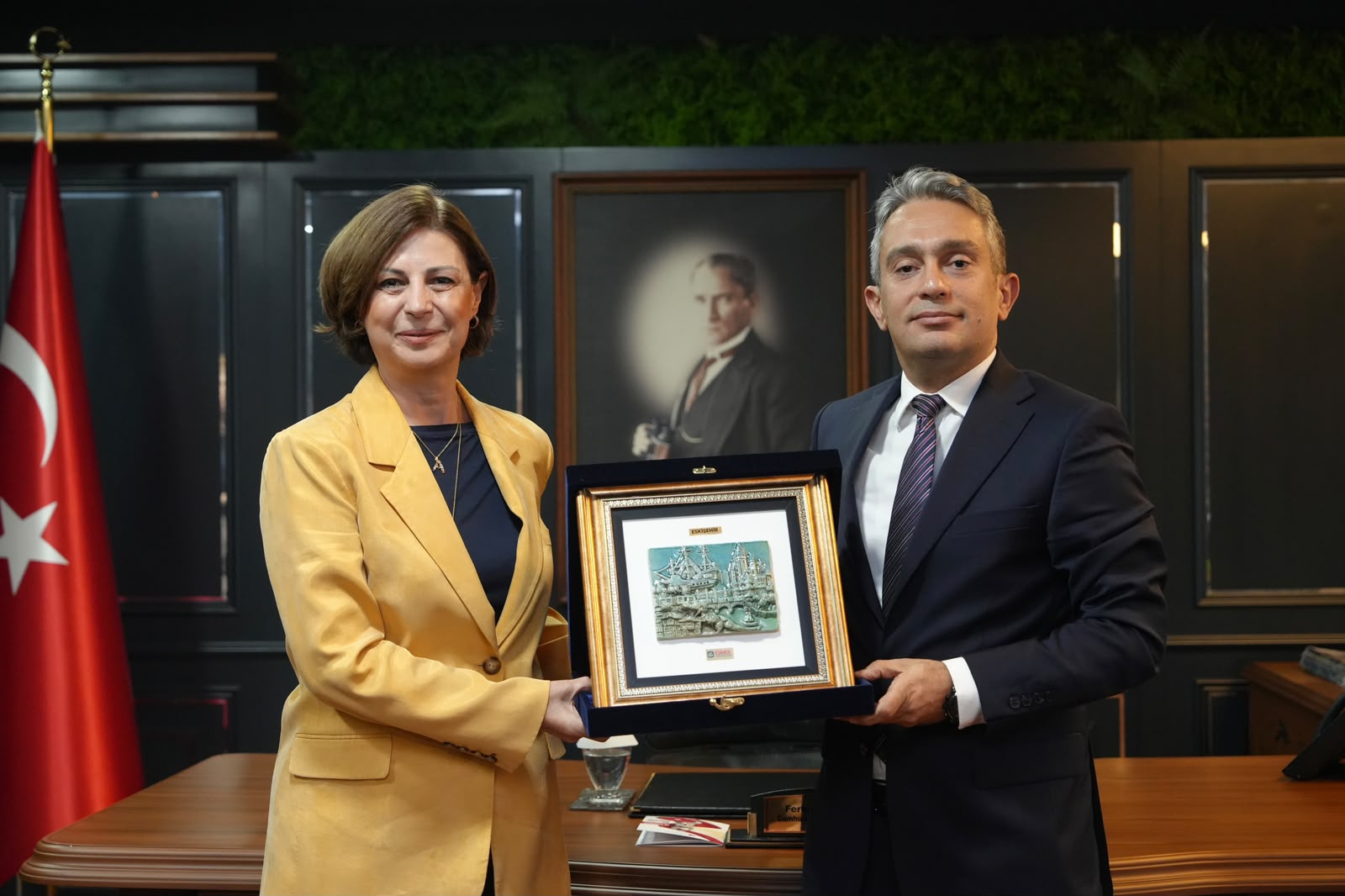 Başkan Ayşe Ünlüce'den Başsavcı Ferhat Deniz'e Ziyaret