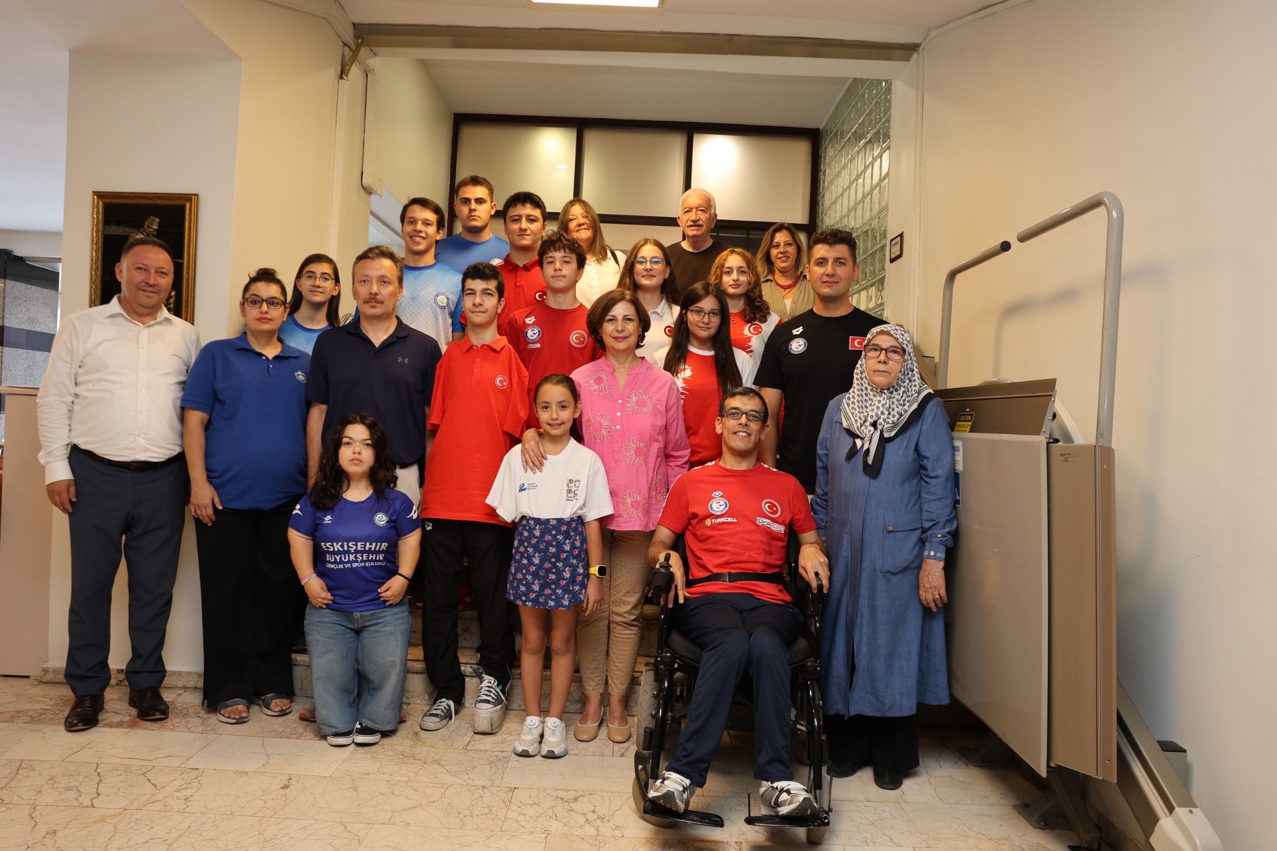Eskişehir’in Gururu Sporcular Başkan Ünlüce ile Bir Araya Geldi