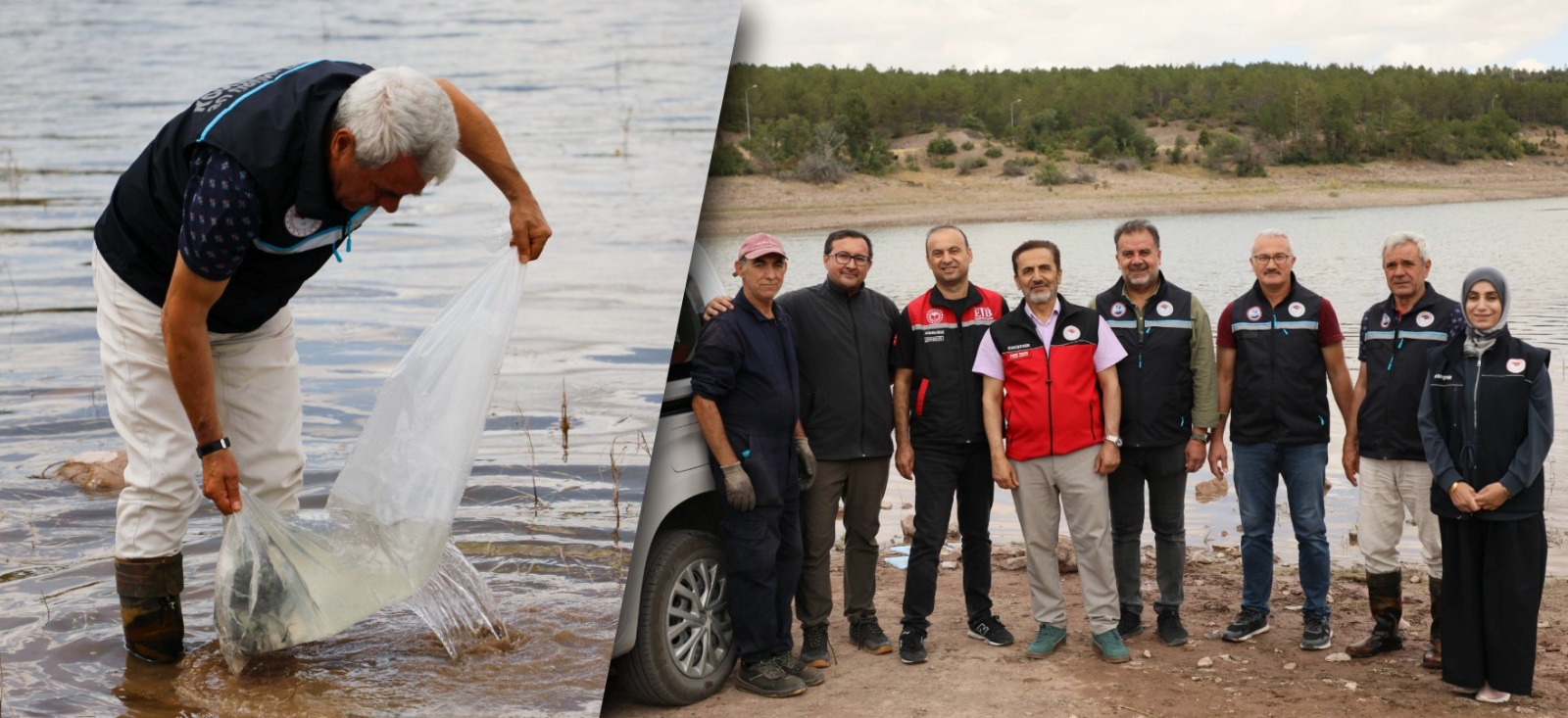 Eskişehir'de Biyolojik Çeşitlilik İçin 2.500 Yayın Balığı Doğayla Buluştu
