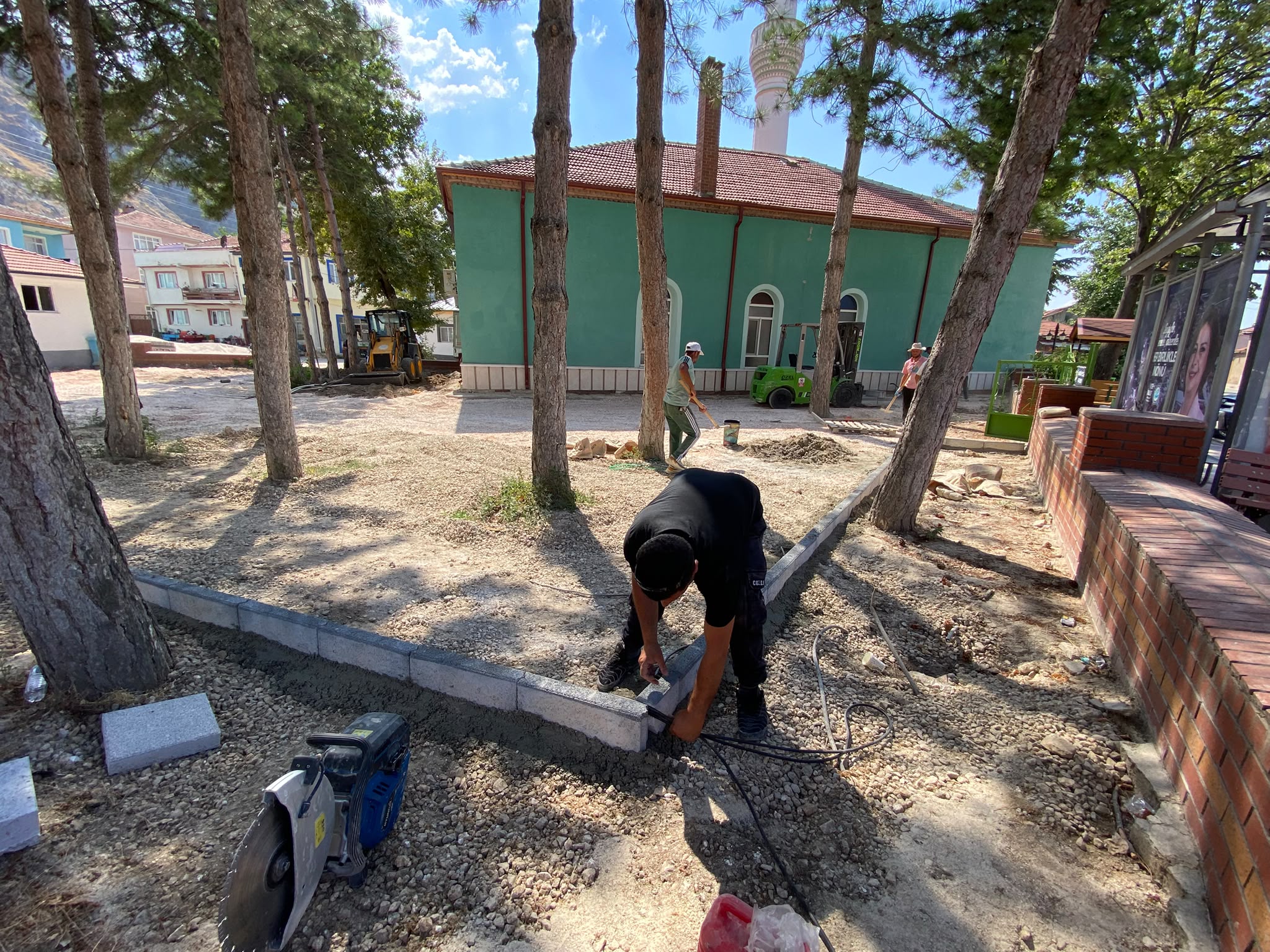 İnönü Merkez Camii’nde Yenileme Çalışmaları Tamamlanıyor