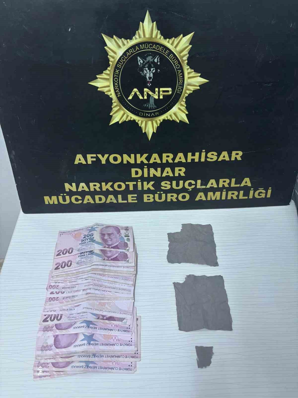 Afyonkarahisar’da torbacı operasyonu: 1 kişi tutuklandı