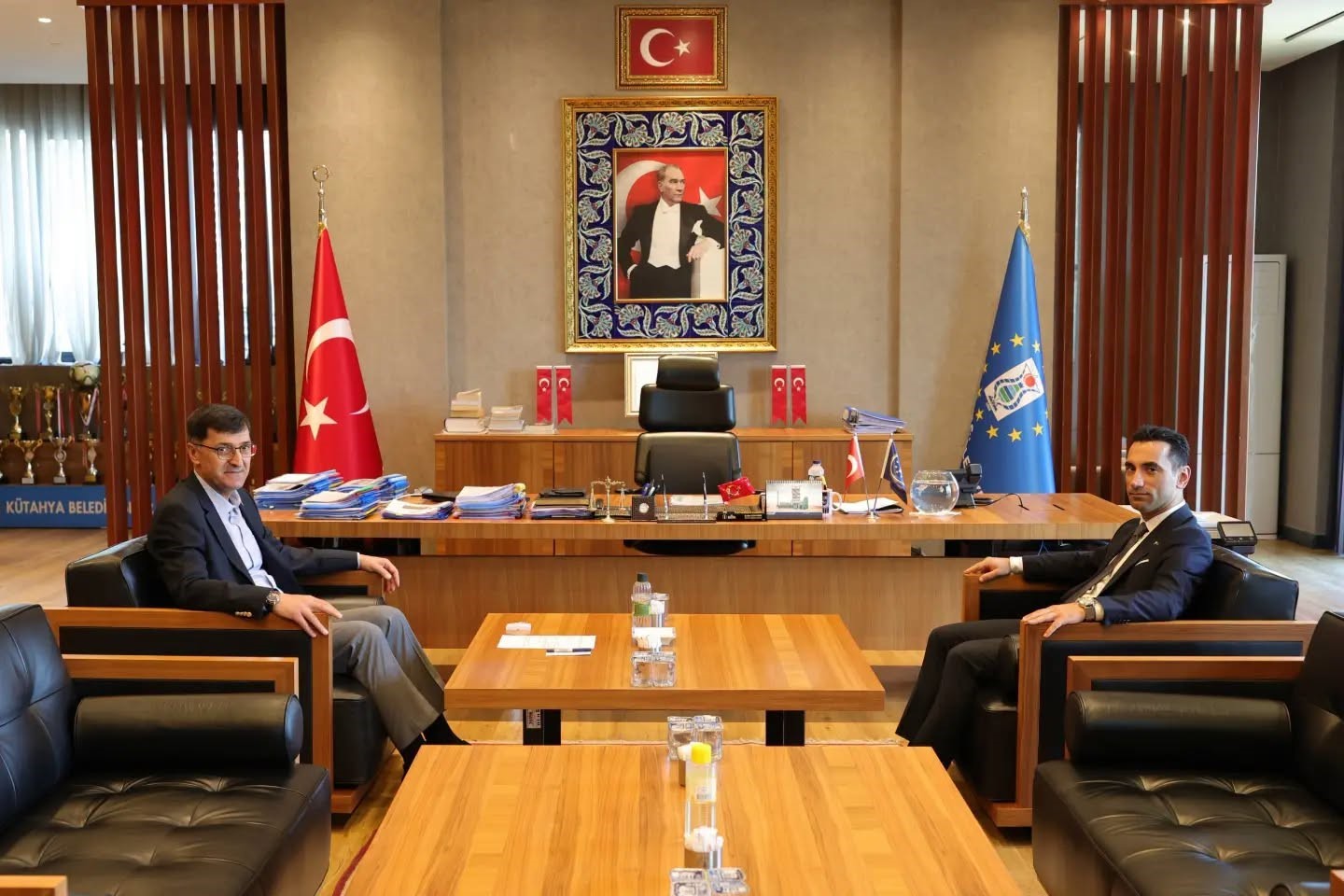 Başsavcı Kılıç ile Başkan Kahveci bir araya geldi