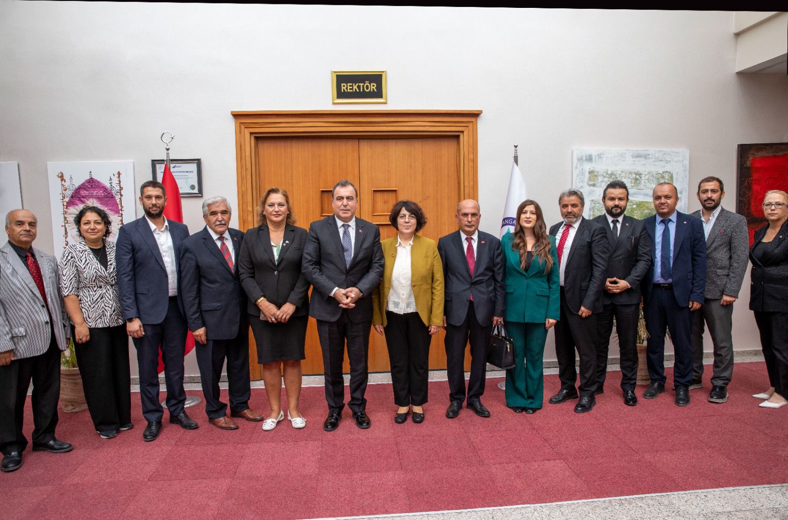 MHP Eskişehir'den ESOGÜ Rektörü Gümüşsoy’a Ziyaret