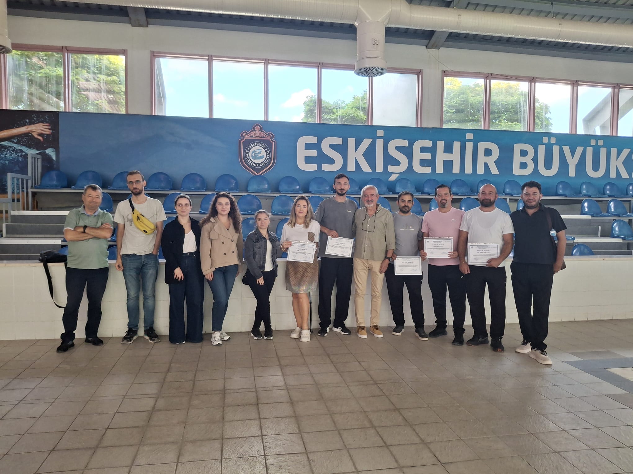 Kentpark Kapalı Yüzme Havuzu’nda Havuz Suyu Güvenliği Eğitimi Düzenlendi