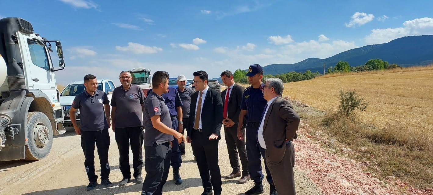 Dumlupınar Kaymakamı Karahan’dan köy ziyaretleri