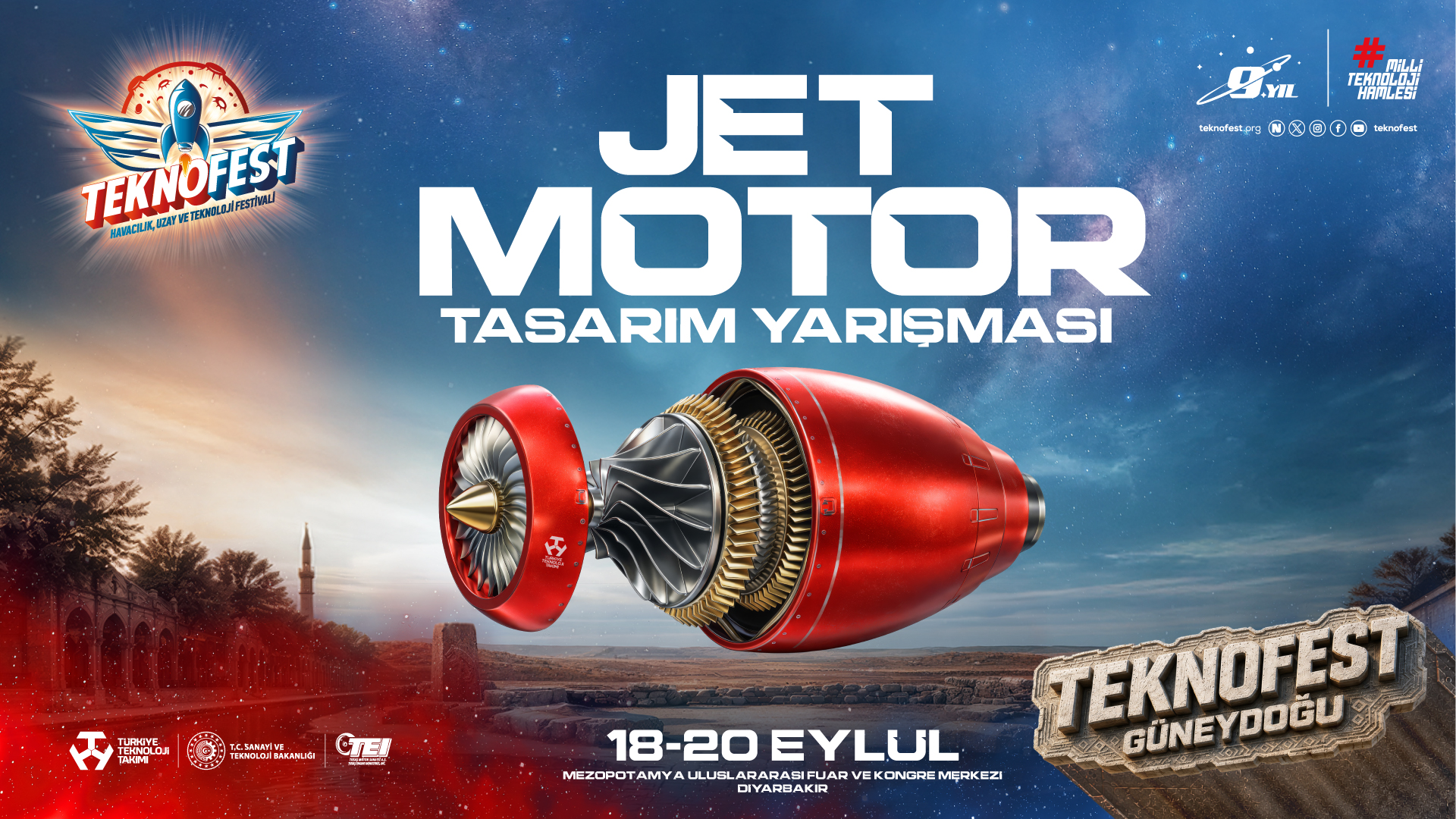 TEKNOFEST Jet Motor Tasarım Yarışması Finali Diyarbakır’da Gerçekleştirildi