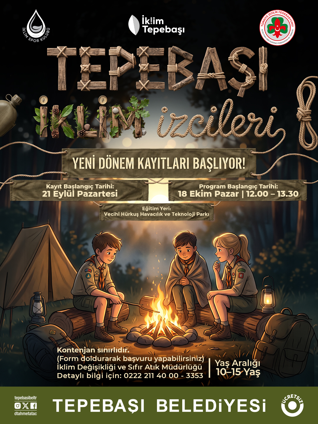 Tepebaşı’nda İklim İzcileri Kayıtları Başladı