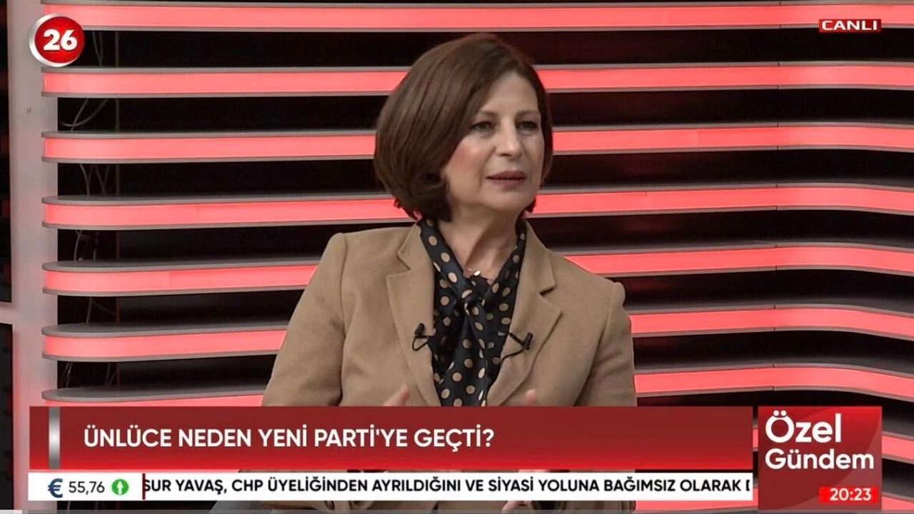 Başkan Ayşe Ünlüce'den Kanal 26'da gündeme dair özel açıklamalar
