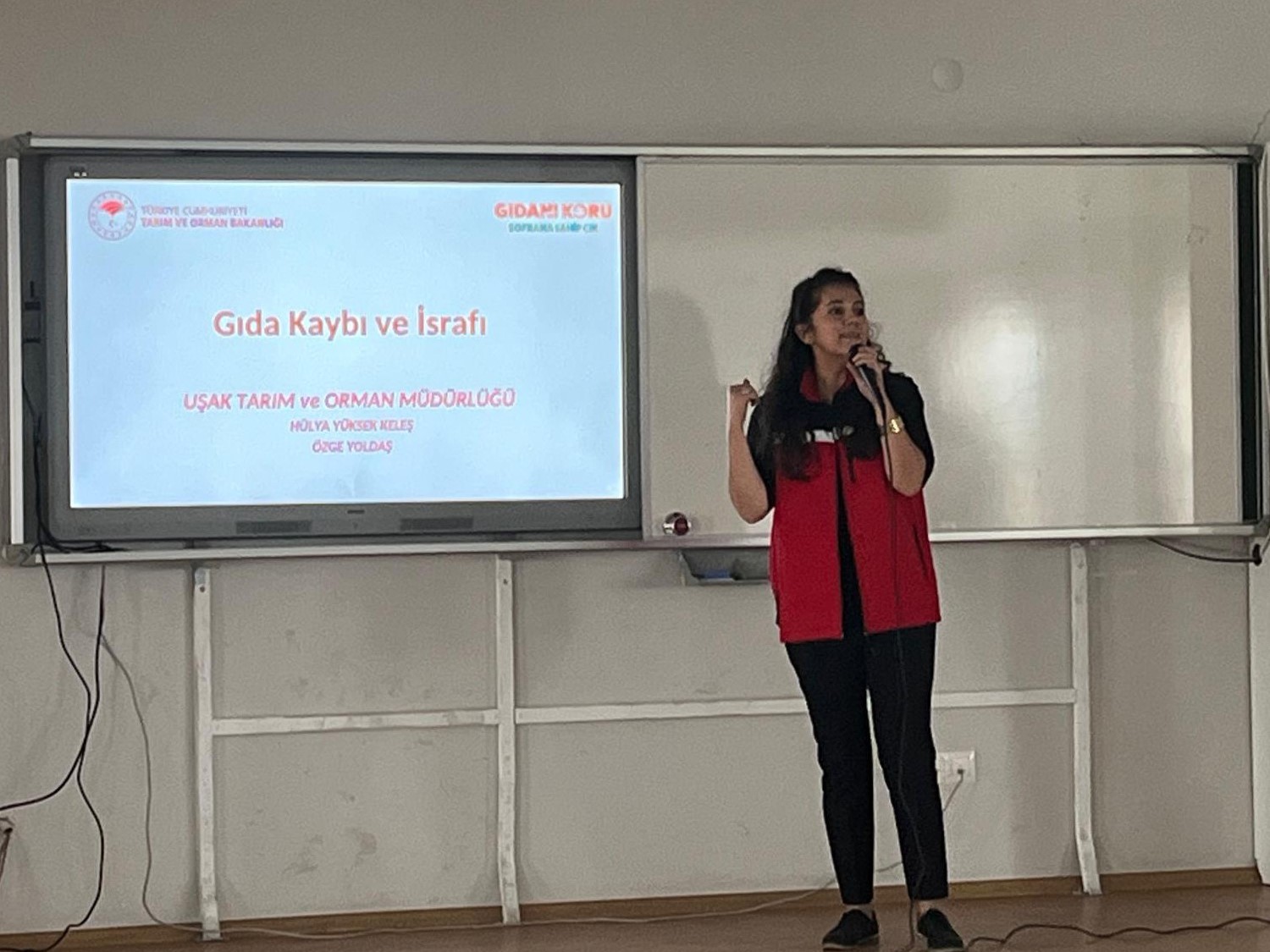 Uşak’ta öğrencilere gıda kaybı ve israfına karşı farkındalık eğitimi