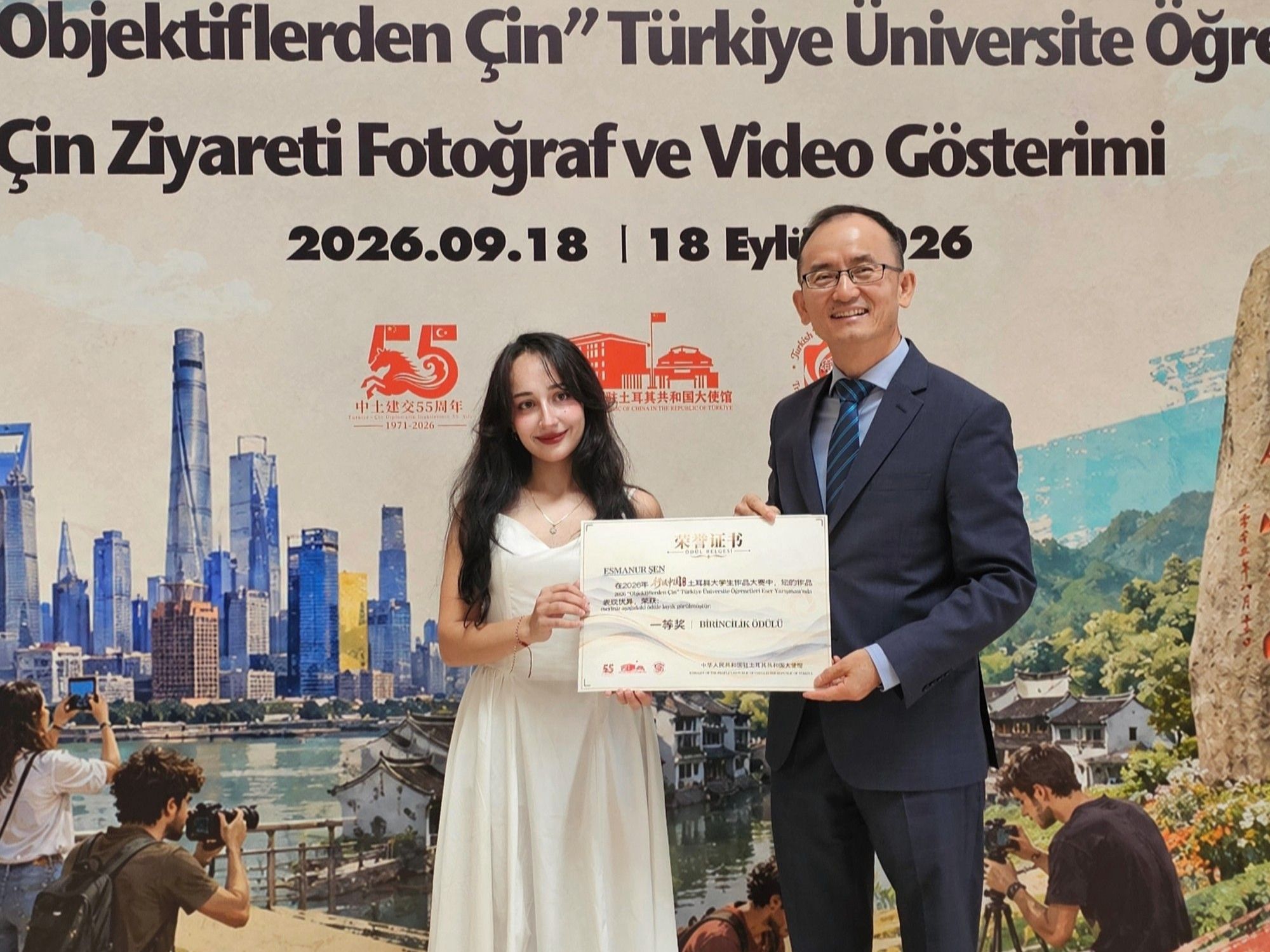 Anadolu Üniversitesi Öğrencisine Çin’den Uluslararası Birincilik Ödülü