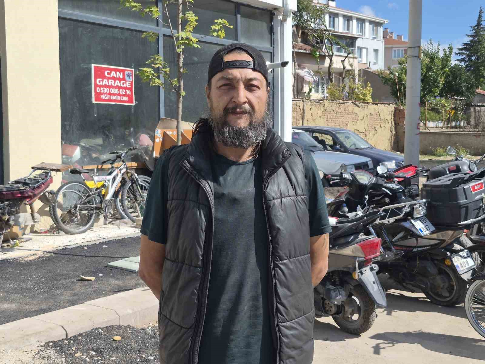 Hırsızların çaldığı motosiklet nedeniyle tamirci mağdur oldu