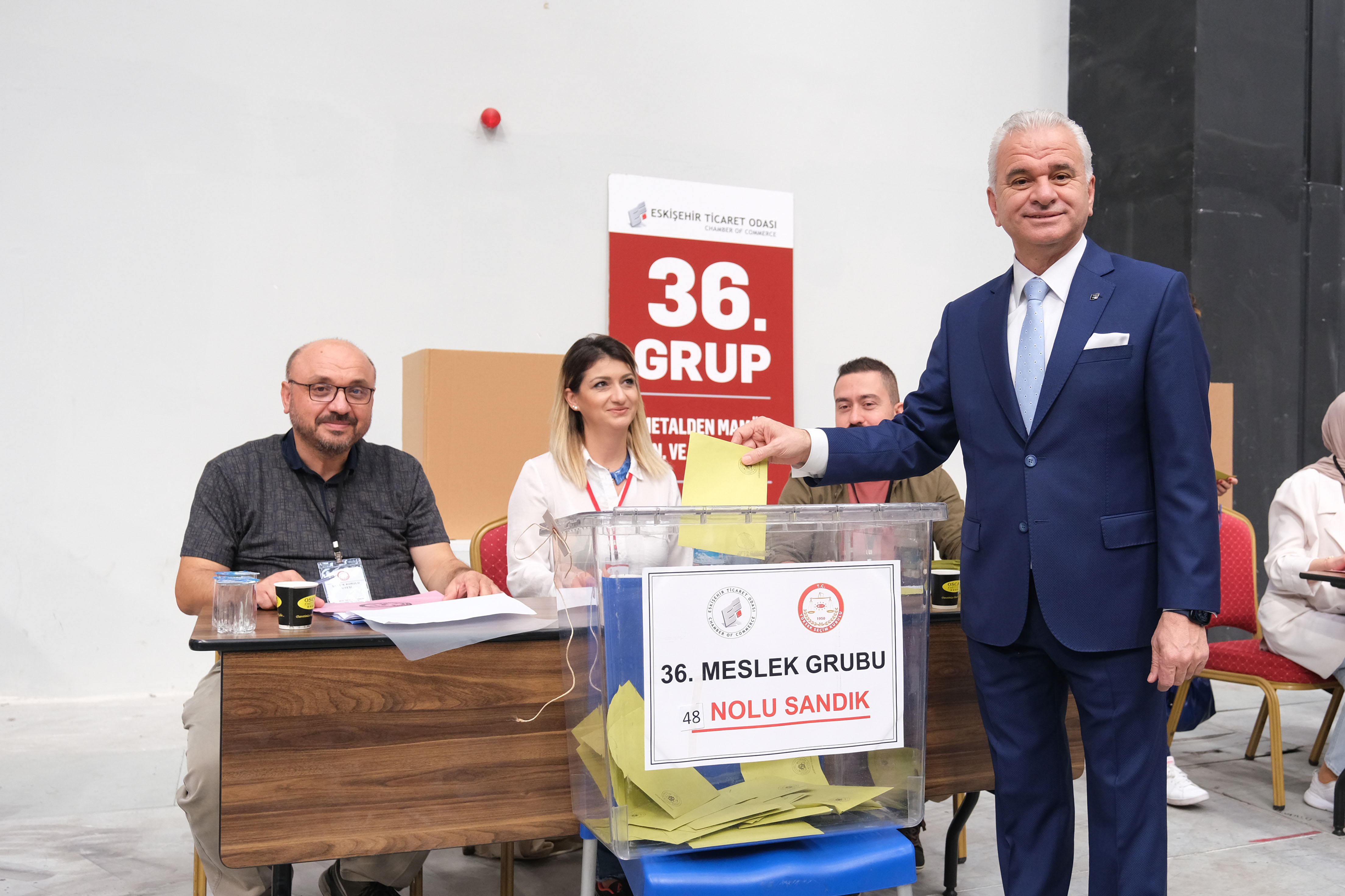 Eskişehir Ticaret Odası Üyeleri Meclis ve Komite Seçimleri İçin Sandık Başına Gidiyor
