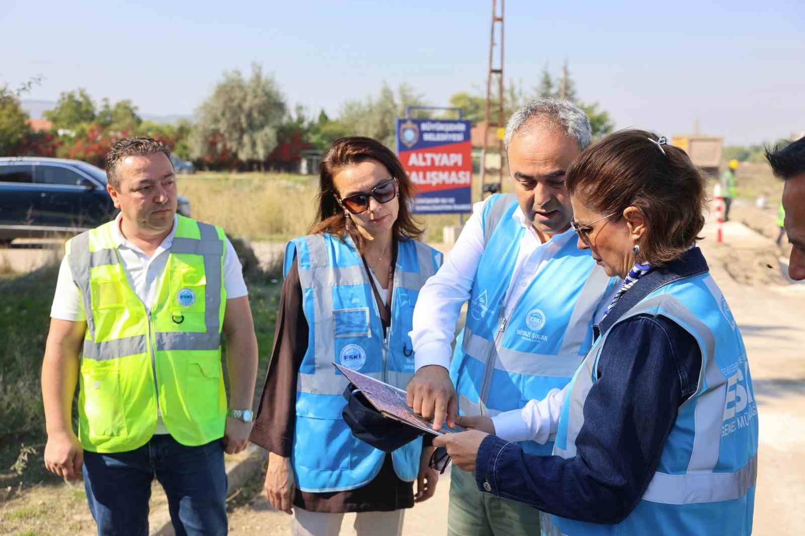 Başkan Ünlüce, ESKİ’nin altyapı çalışmalarını yerinde inceledi