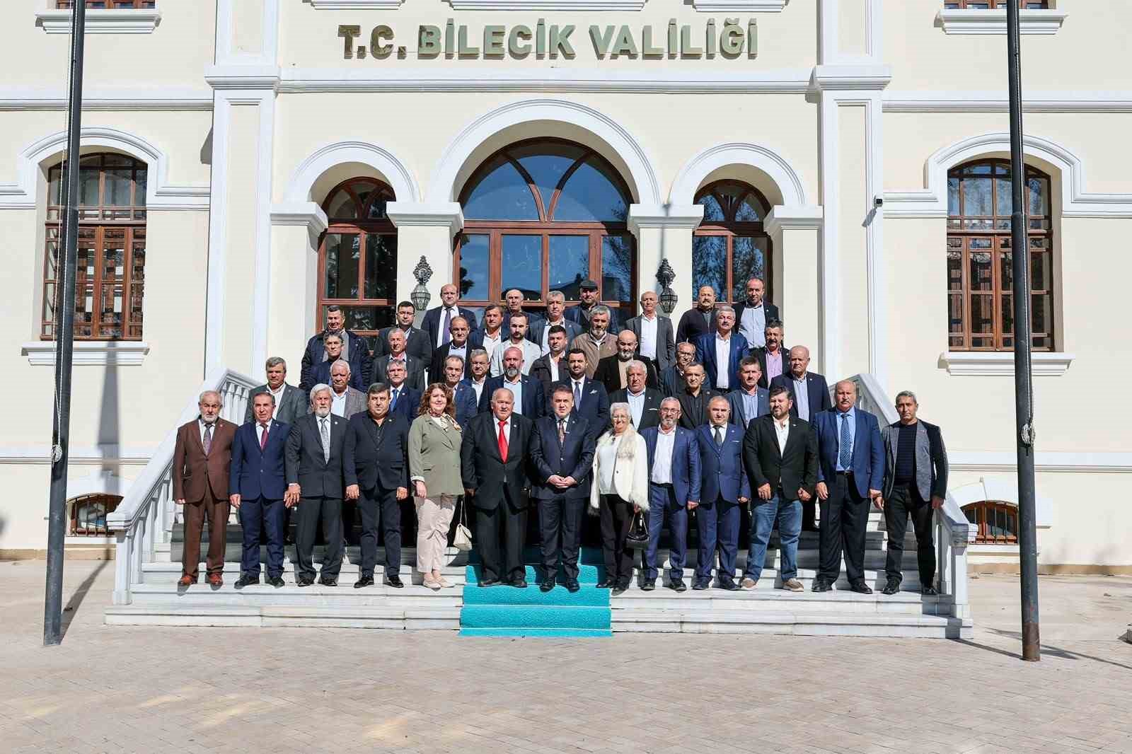 Vali Sözer, muhtarlarla bir araya geldi