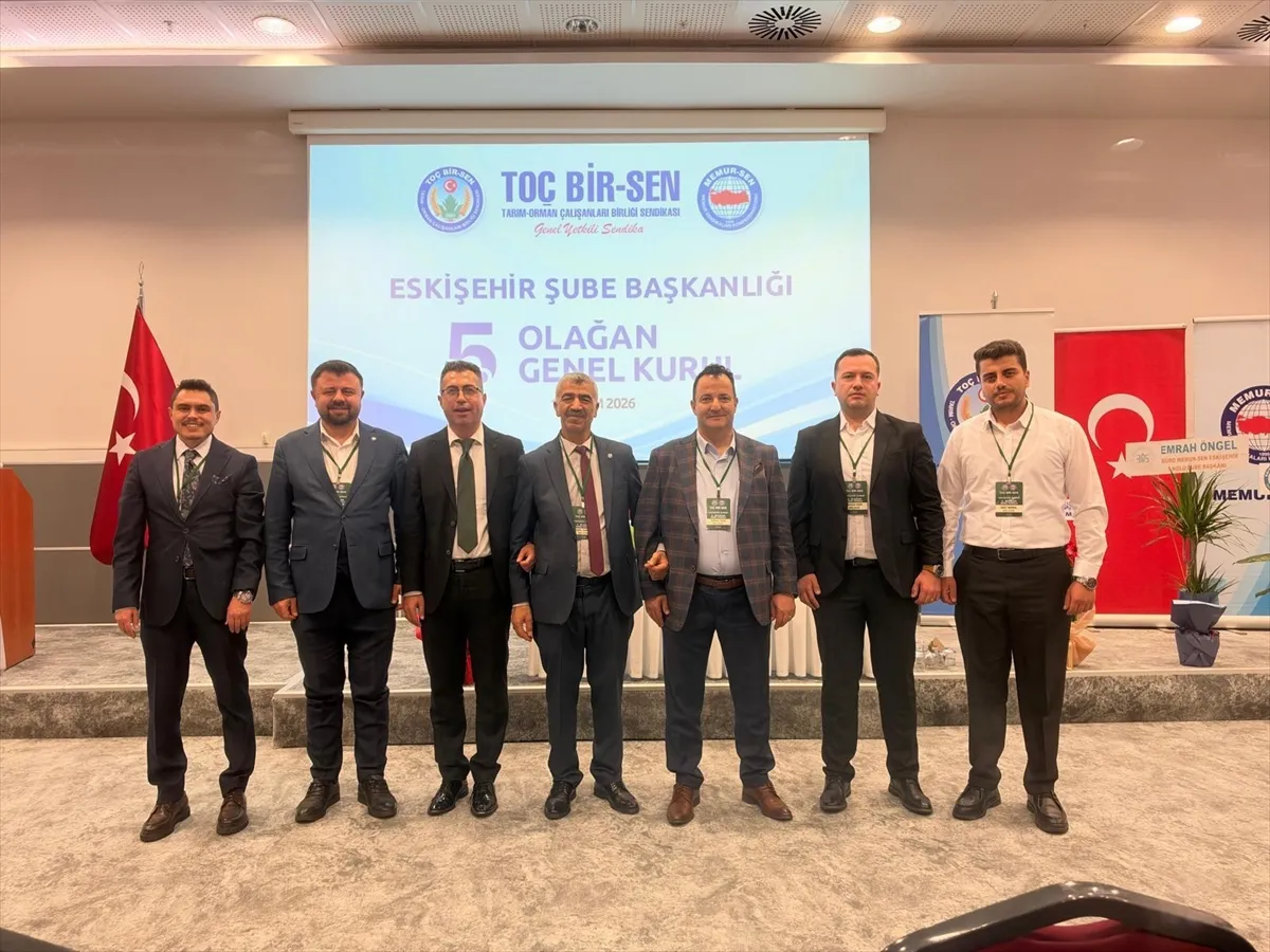 Toç Bir-Sen Eskişehir Şubesi 5. Olağan Genel Kurulu tamamlandı