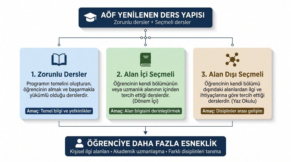 Anadolu Üniversitesi Açıköğretim Fakültesinde Seçmeli Ders Dönemi Başladı