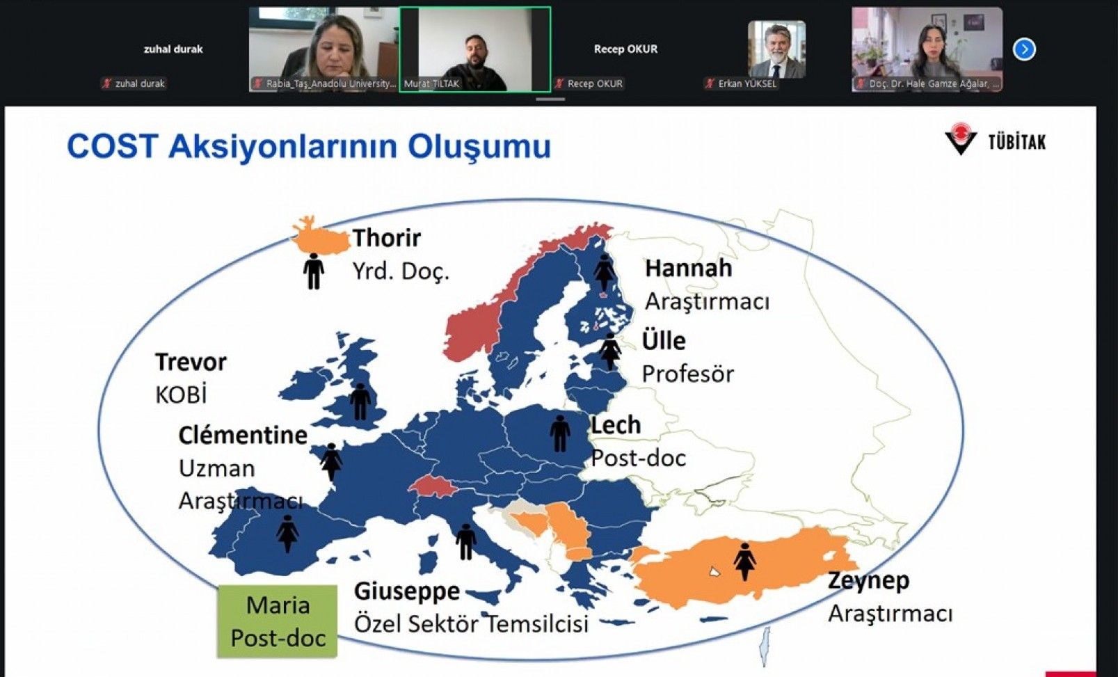 Anadolu Üniversitesinde Çevrim İçi COST Bilgilendirme Toplantısı Düzenlendi
