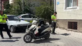 Otomobil ile motosiklet çarpıştı: 1 yaralı