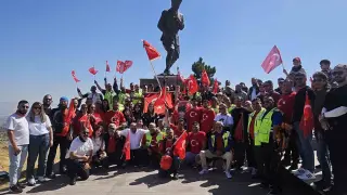 Motosiklet tutkunları Afyonkarahisar’da "Zafer Sürüşü" düzenledi