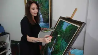 Ressam Nurhan Ağartan: "Sanat, insanın ruhundaki izleri görünür kılmaktır"