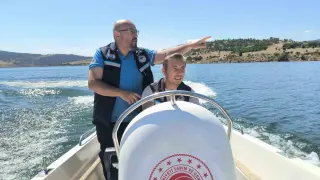 Tavşanlı Kayaboğazı Barajı’nda sahipsiz balık ağlarına denetim