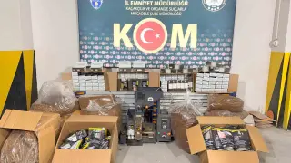 Eskişehir’de kaçak tütün ve alkol operasyonu