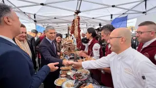 Kütahya’nın coğrafi işaretli lezzetleri Afyon Gastronomi Festivali’nde tanıtıldı