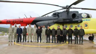 Kütahya’da yangın söndürme helikopterinin görev süresi tamamlandı