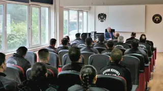 Eskişehir İl Emniyet Müdürü Yılmaz, çevik kuvvet ekipleriyle bir araya geldi