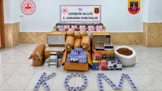 Eskişehir’de on binlerce kaçak sigara ürünü ele geçirildi