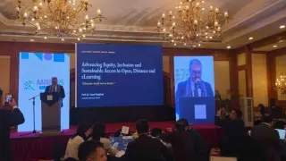 Anadolu Üniversitesi Rektörü Prof. Dr. Adıgüzel, AAOU 2026 Konferansı’nda Türkiye’yi temsil etti