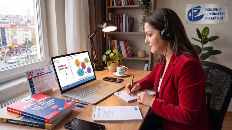 KPSS 2026 Hazırlık Programı Eskişehir Halk Okulu'nda Başladı