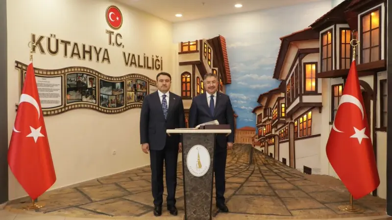 Vali Erdinç Yılmaz’dan Kütahya Valisi Musa Işın’a Ziyaret