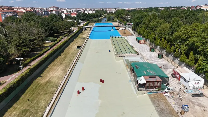 Eskişehir Kentpark Yapay Plajı Yeni Sezona Hazırlanıyor