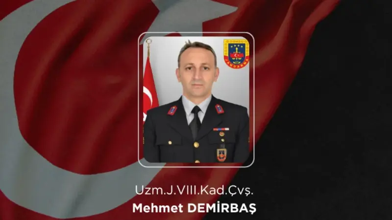 Eskişehir’de Jandarma Mehmet Demirbaş Şehit Oldu