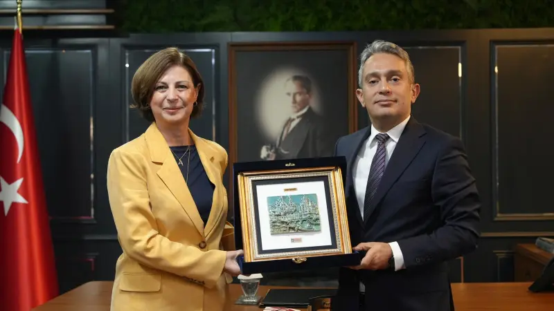 Başkan Ayşe Ünlüce'den Başsavcı Ferhat Deniz'e Ziyaret