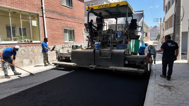 Tepebaşı Ekipleri Ertuğrulgazi'de Ulaşım Konforunu Artırıyor